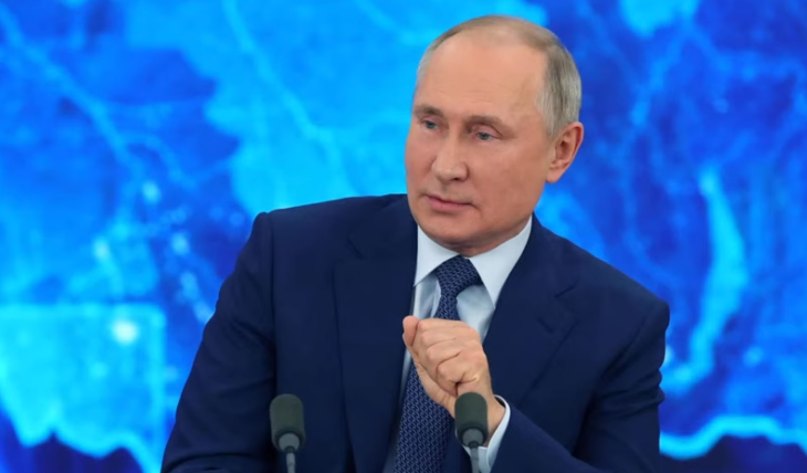 скрин записи с прямой линии с Владимиром Путиным