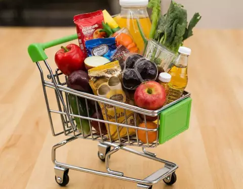 тележка продукты